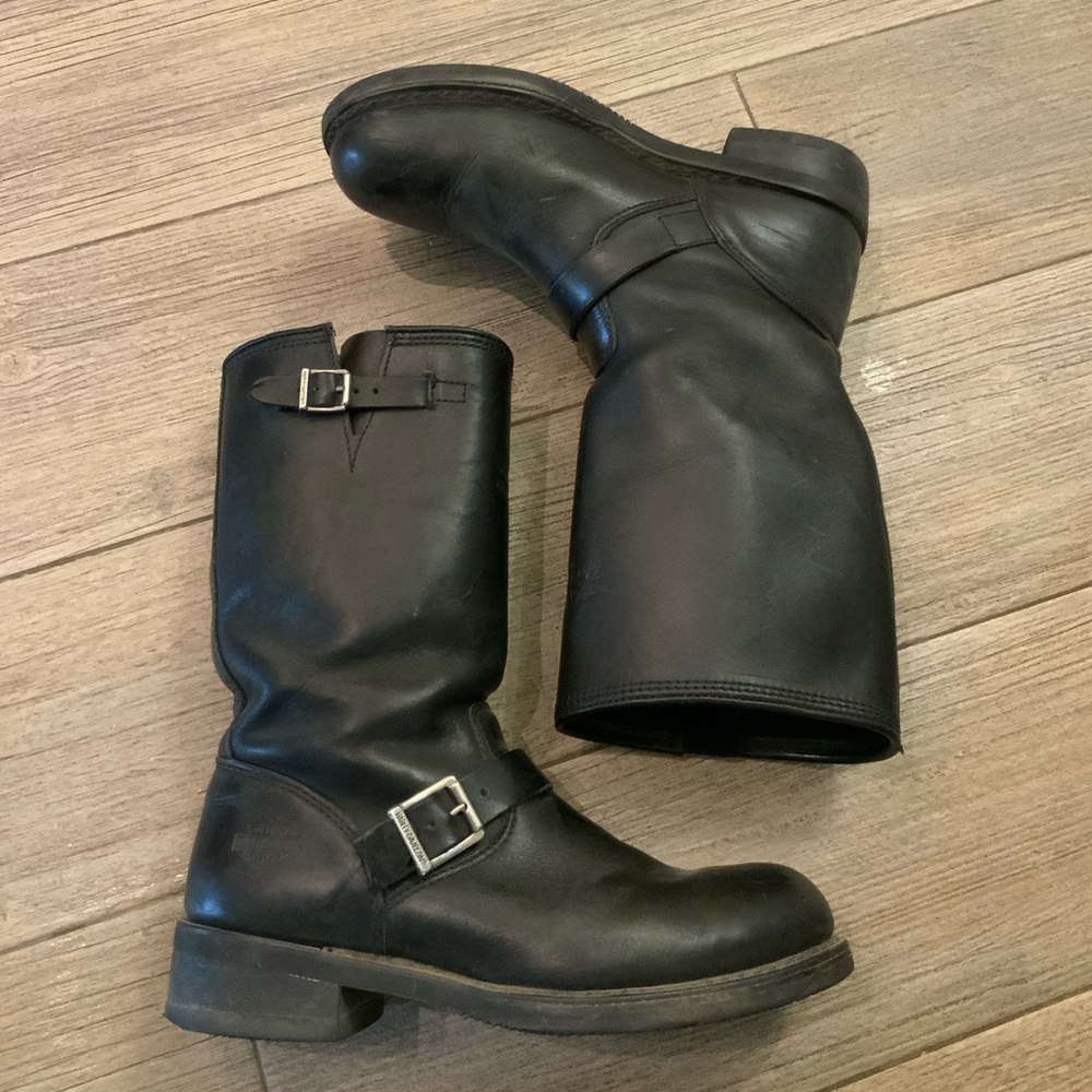 VINTAGE HARLEY DAVIDSON engineer biker boots